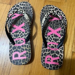 Roxy flip flops sandal beach pool girl